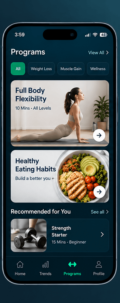 FitPeo app screen 4